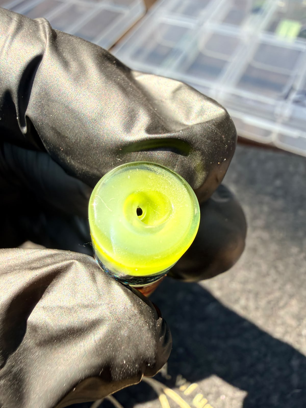 Conversion Glass Filter Tip – UV-Aktiv mit Crushed Opal