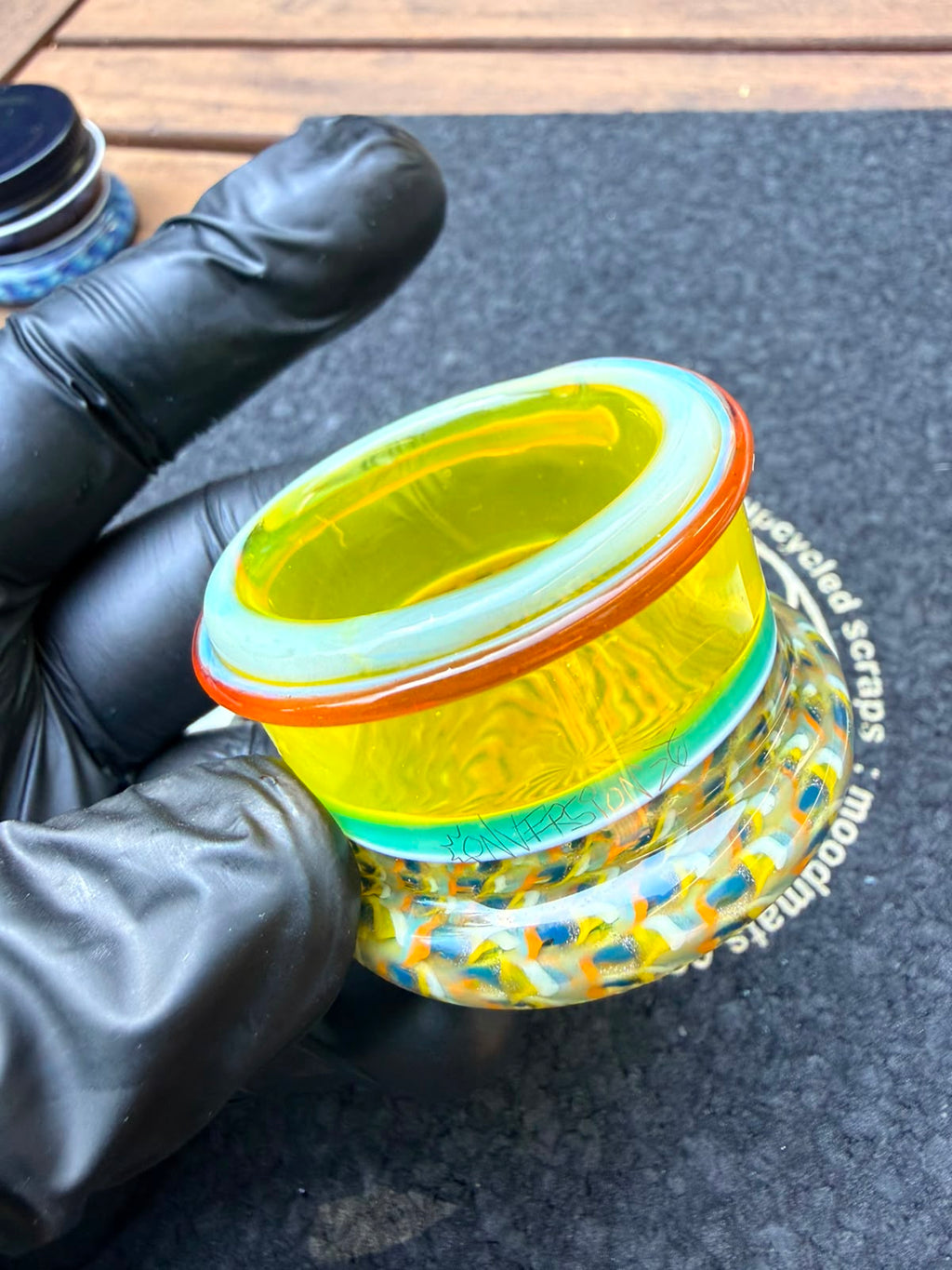 Conversion Glass Rosin Jar – UV Reactive