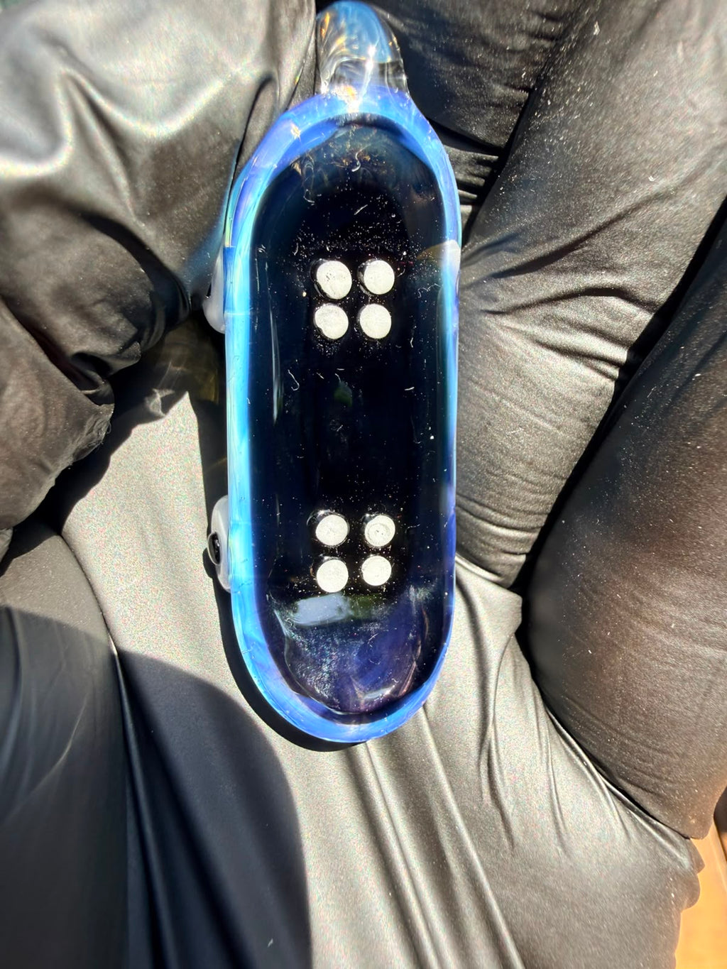 The Shackk Glass Skateboard Pendant – Handmade Miniature Work of Art