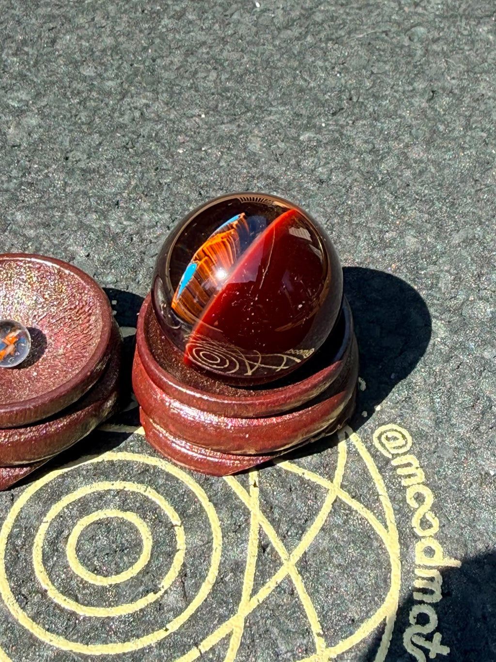 Steve H – Tower Top Marble with Charizard & Pearl Set (23 mm / 5.6 mm)