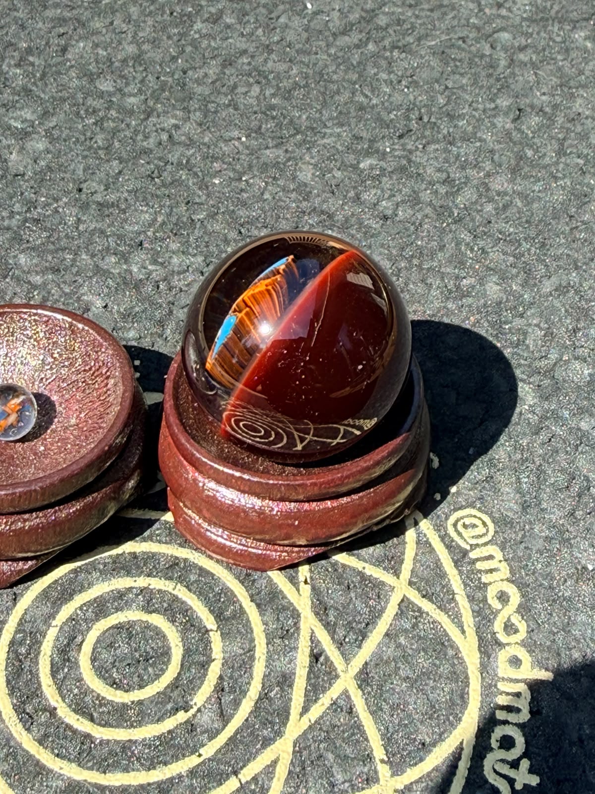 Steve H – Tower Top Marble with Charizard & Pearl Set (23 mm / 5.6 mm)