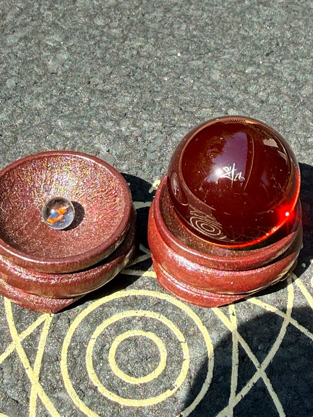 Steve H – Tower Top Marble with Charizard & Pearl Set (23 mm / 5.6 mm)