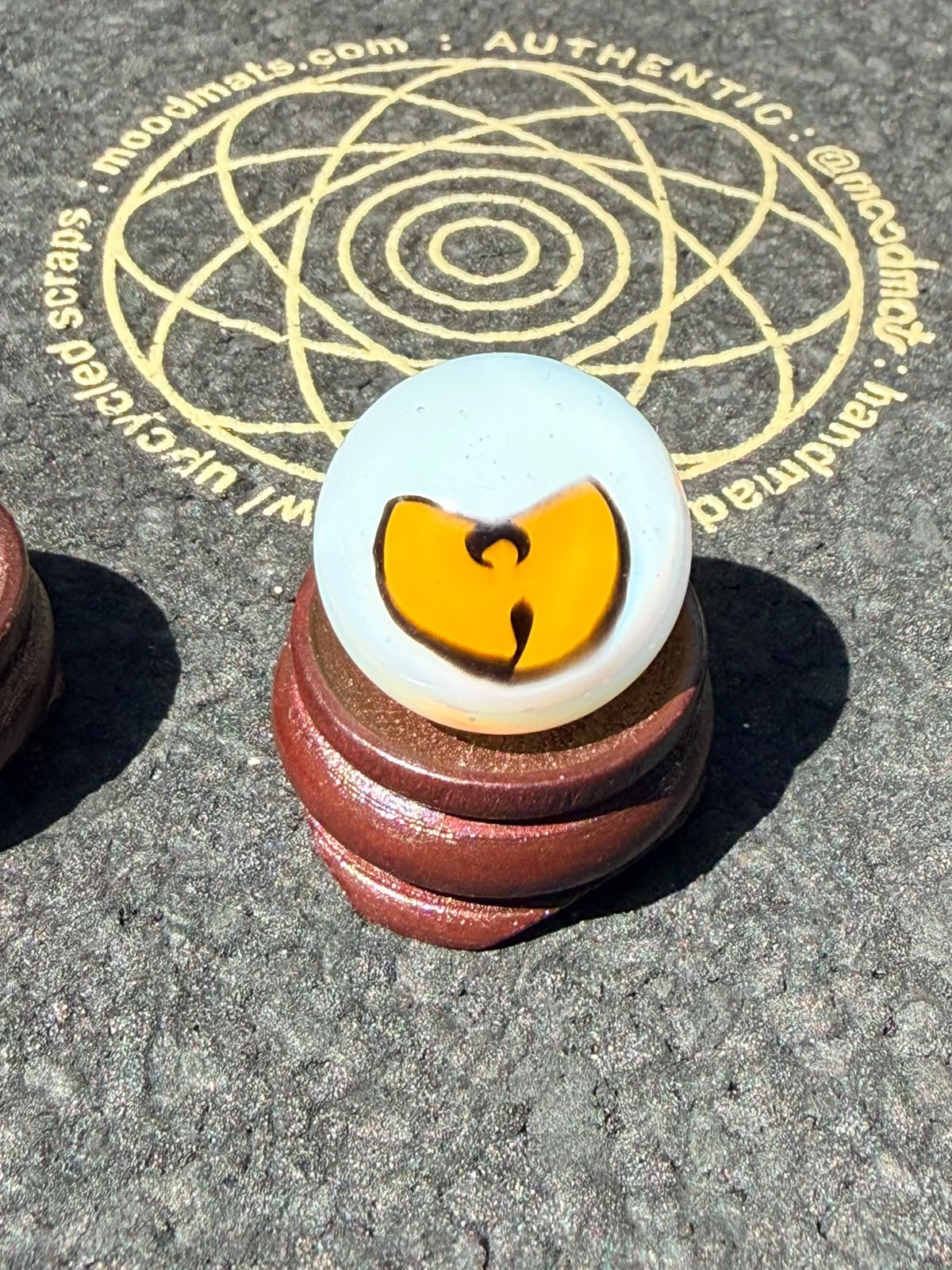 Steve H - Tower Top Marble with Wu-Tang & Pearl (Yellow, 23 mm / 6 mm)