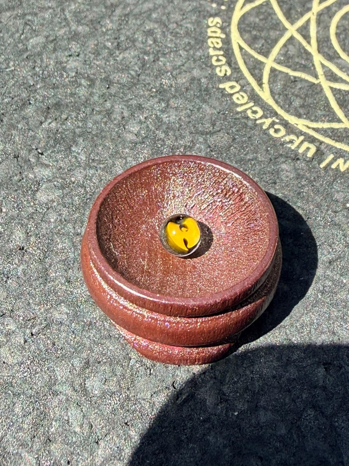 Steve H - Tower Top Marble with Wu-Tang & Pearl (Yellow, 23 mm / 6 mm)