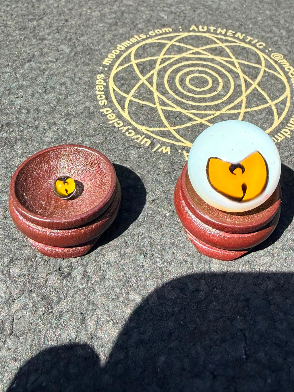 Steve H - Tower Top Marble with Wu-Tang & Pearl (Yellow, 23 mm / 6 mm)
