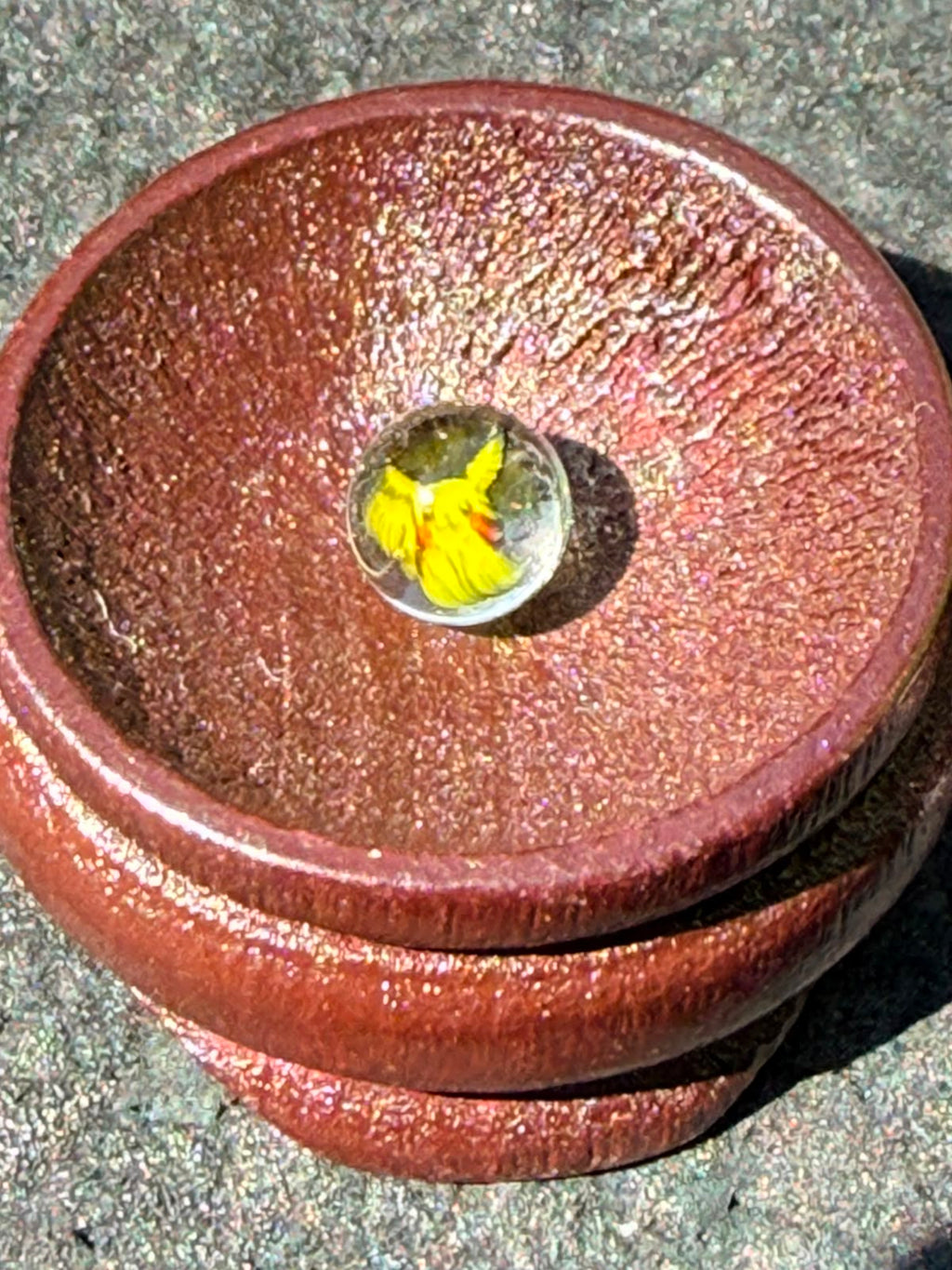 Steve H - Tower Top Marble with Pikachu & Pearl UV (23 mm / 6 mm)