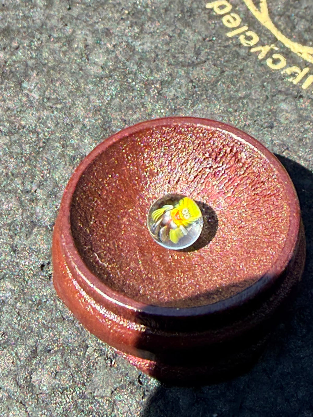 Steve H – Tower Top Marble mit SpongeBob & Pearl (Blau/Helllila, 23 mm / 6 mm)