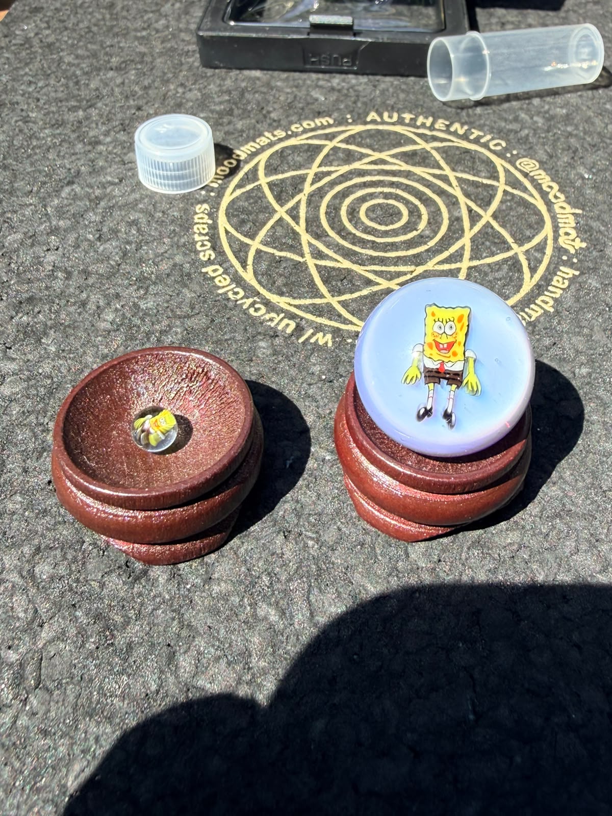 Steve H - Tower Top Marble with SpongeBob & Pearl (Blue/Light Purple, 23 mm / 6 mm)