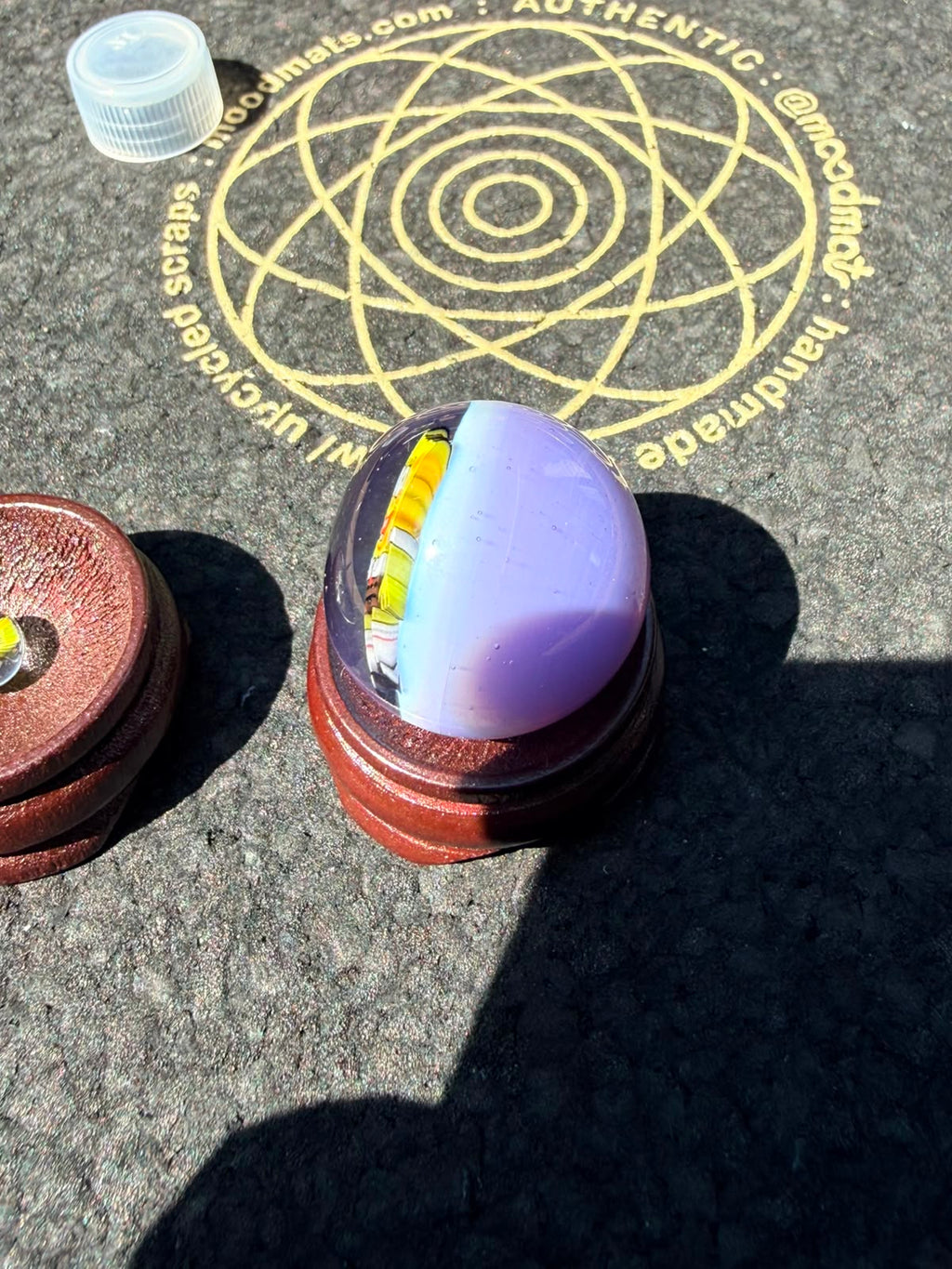 Steve H – Tower Top Marble mit SpongeBob & Pearl (Blau/Helllila, 23 mm / 6 mm)