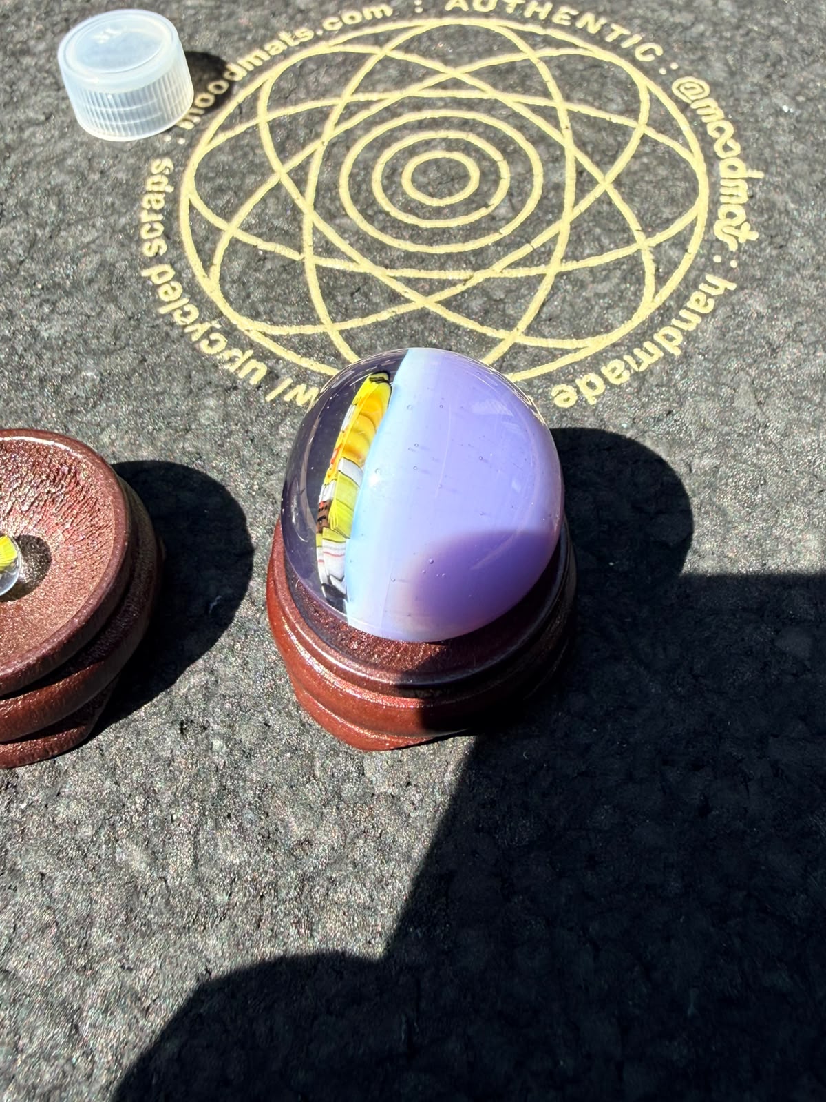 Steve H - Tower Top Marble with SpongeBob & Pearl (Blue/Light Purple, 23 mm / 6 mm)