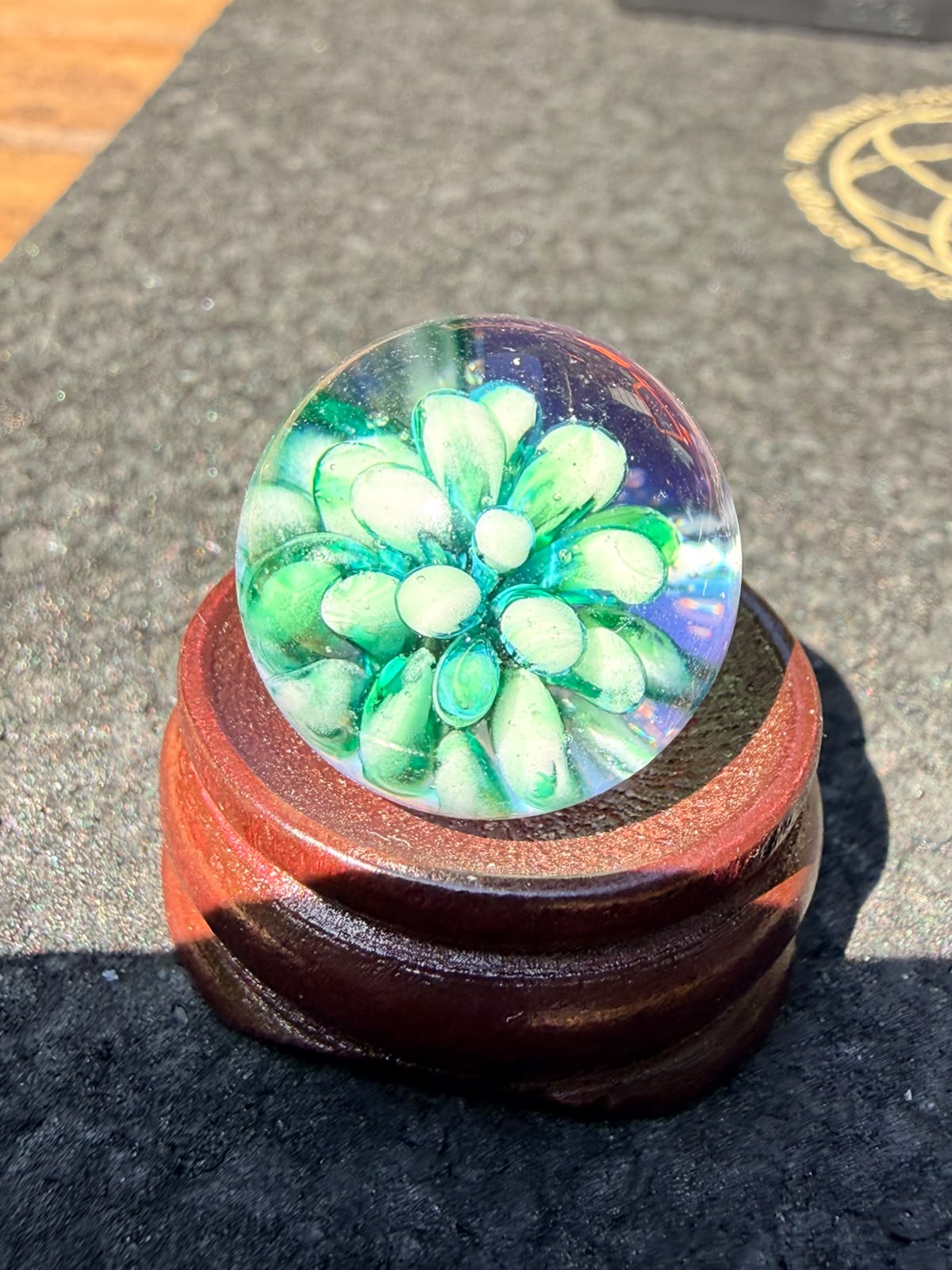 Shackk Glass - Tower Top / Marble