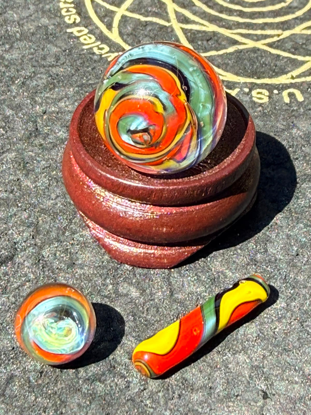 Kornglass - Marble Set