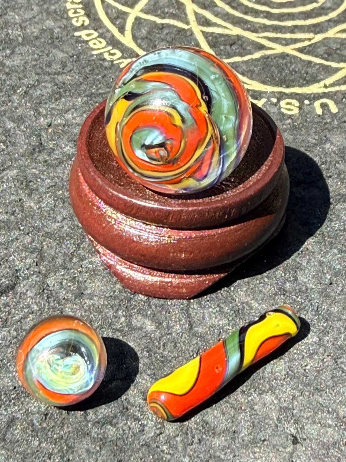 Kornglass - Marble Set