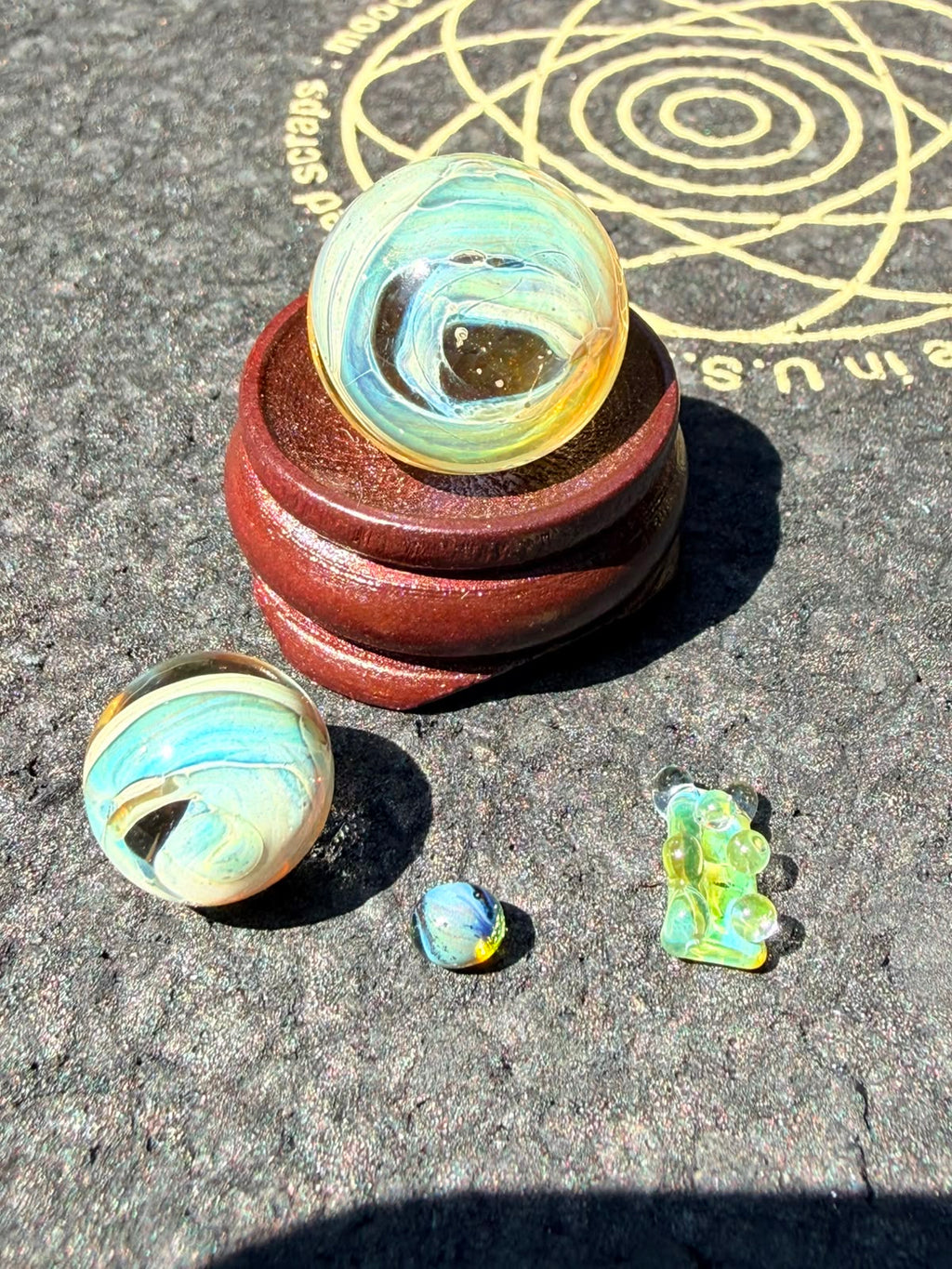 Kornglass - Marble Set