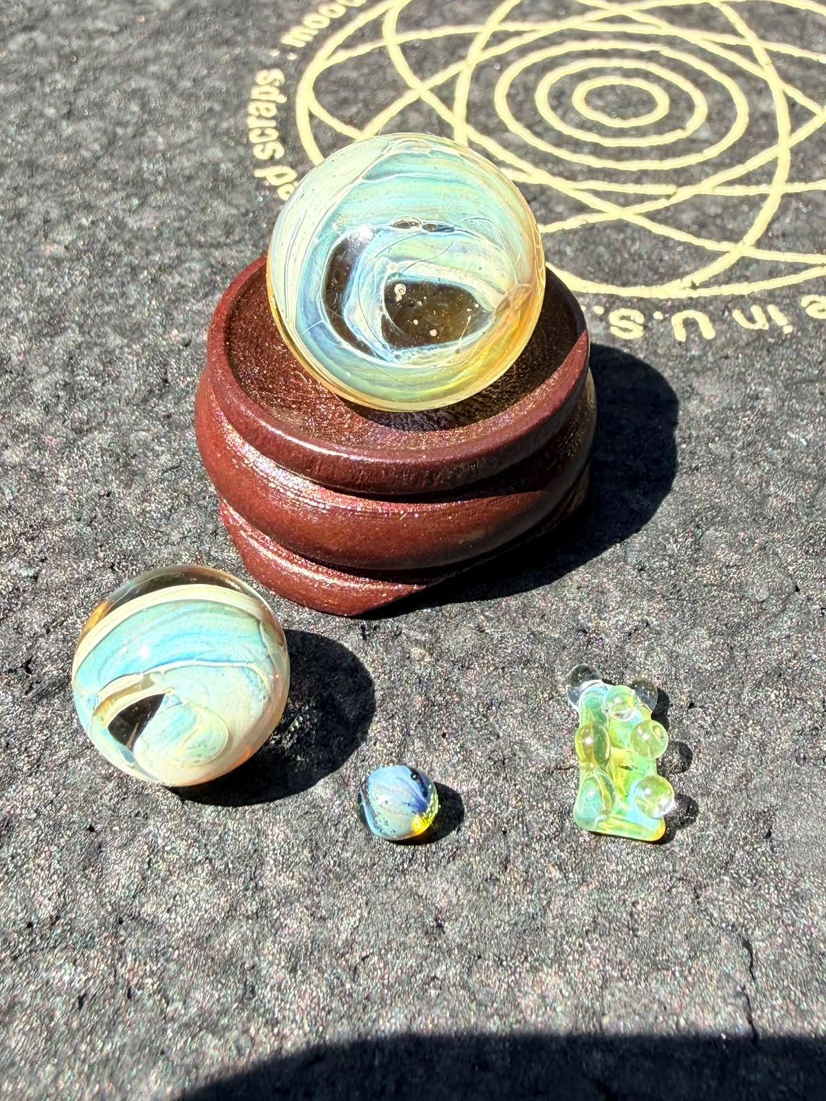 Kornglass - Marble Set