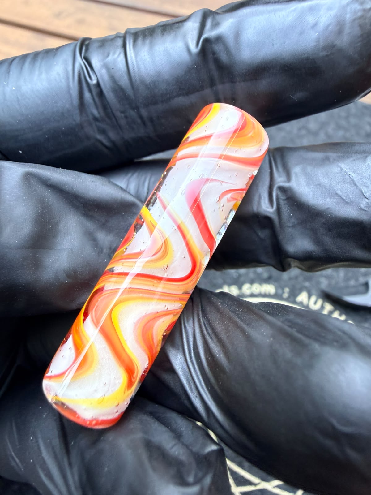The Shackk Glass – Wig Wag Filtertip Red/Orange