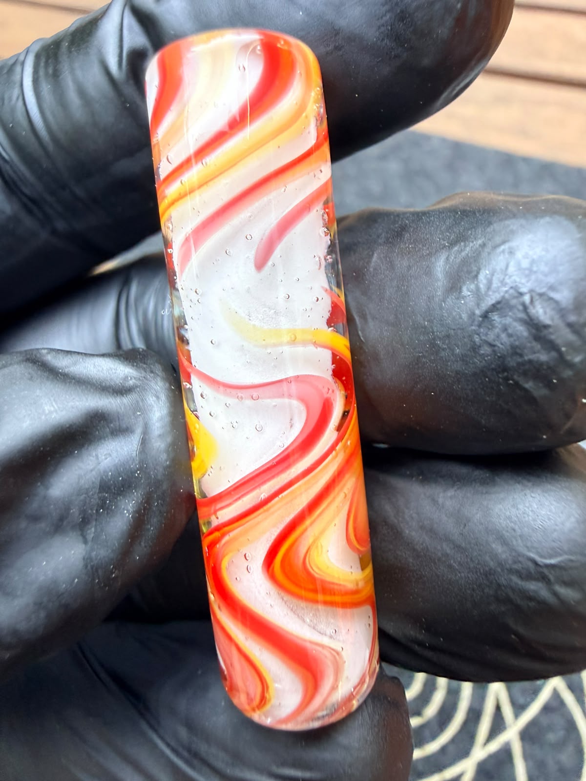 The Shackk Glass – Wig Wag Filtertip Red/Orange