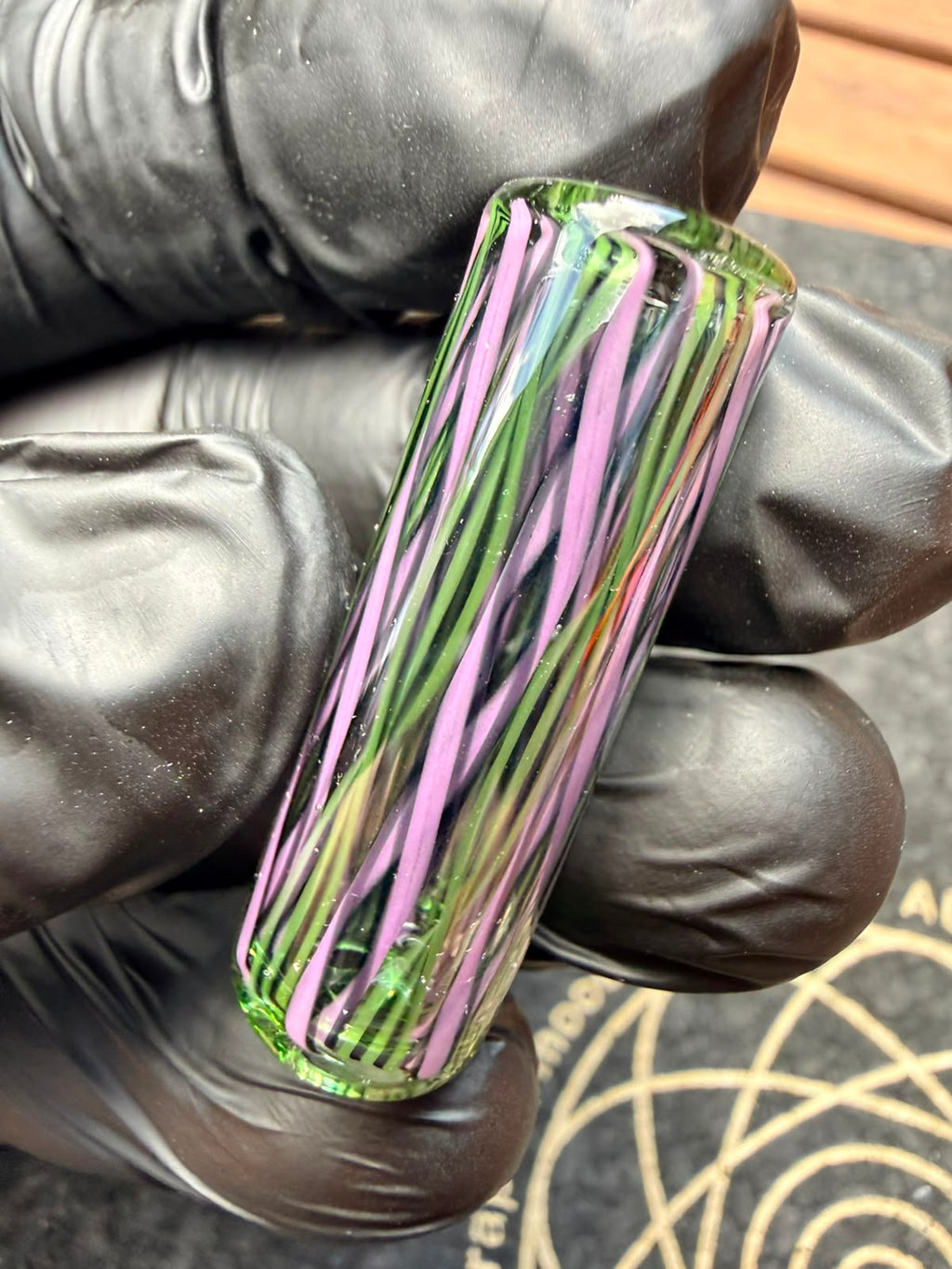 Steve H – Lila/Grün Stripes Filtertip