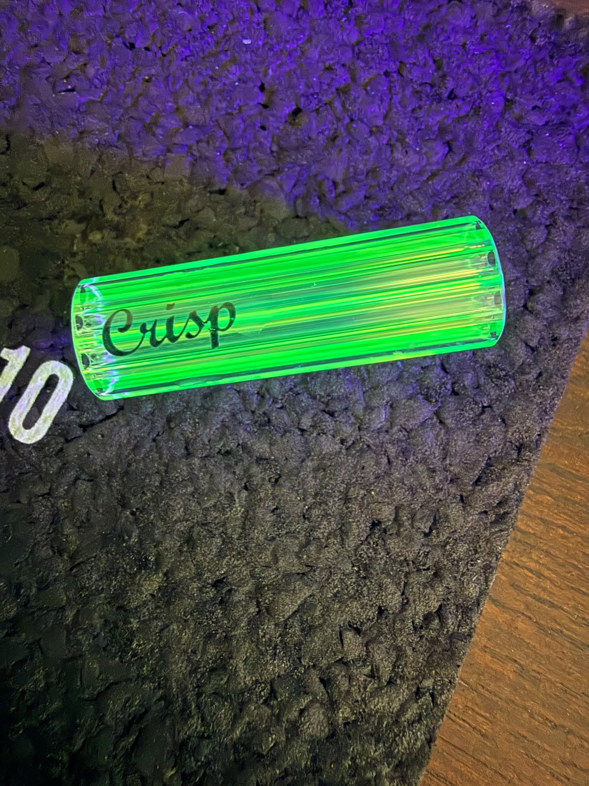 Crisp Filtertip – Neon Gelb/Grün UV (Large)