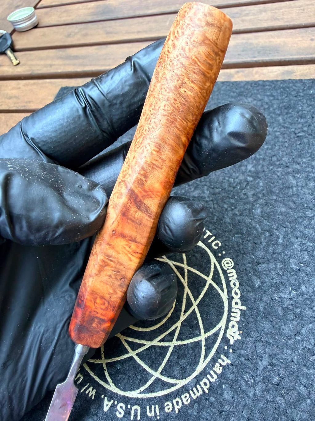 Woody Vapor Dab Tool – Maserholz Edition