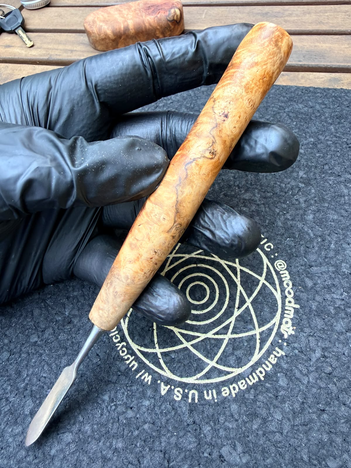 Woody Vapor Dab Tool – Maserholz Edition