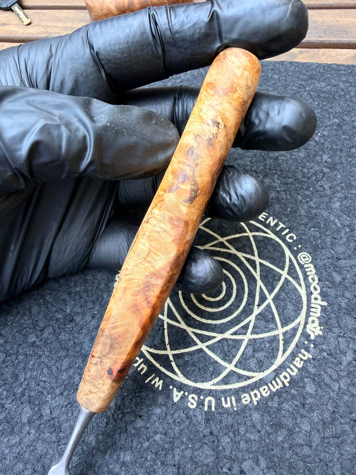 Woody Vapor Dab Tool – Maserholz Edition