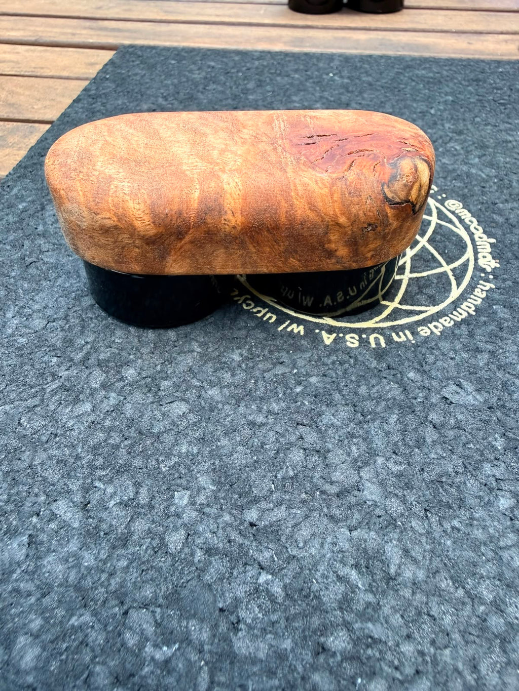 Woody Vapor Dual Jar Holder – Wurzelholz Edition