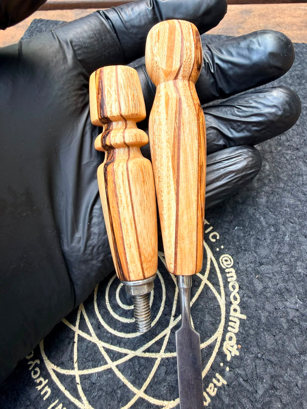 Woody Vapor Dab Tool & Ball Vape Handle Set – Limited Skateboard Wood Edition