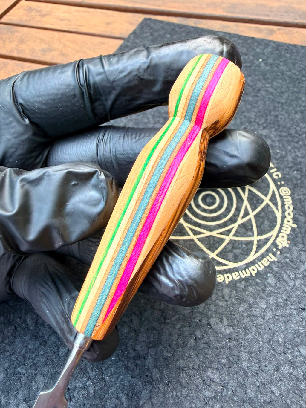 Woody Vapor Dab Tool & Ball Vape Handle Set – Limited Skateboard Wood Edition