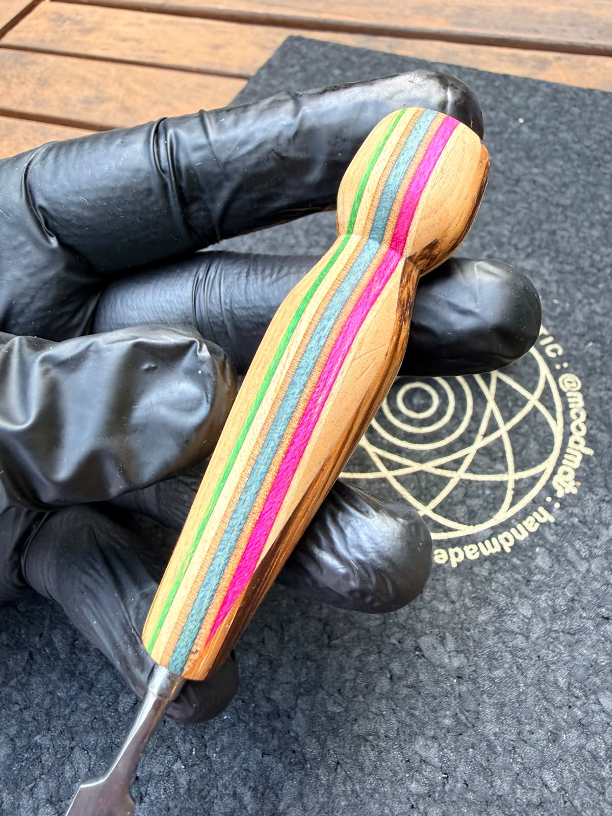 Woody Vapor Dab Tool & Ball Vape Handle Set – Limited Skateboard Wood Edition