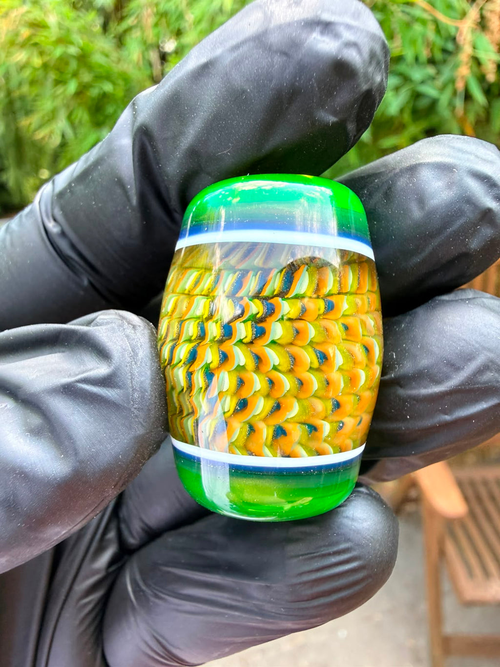 Conversion Glass – UV Reactive Pendant Bead