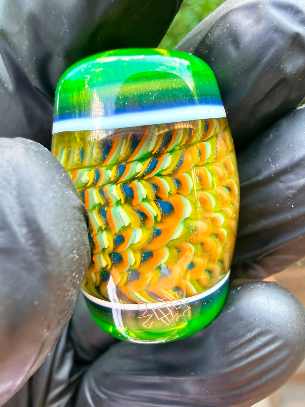 Conversion Glass – UV Reactive Pendant Bead