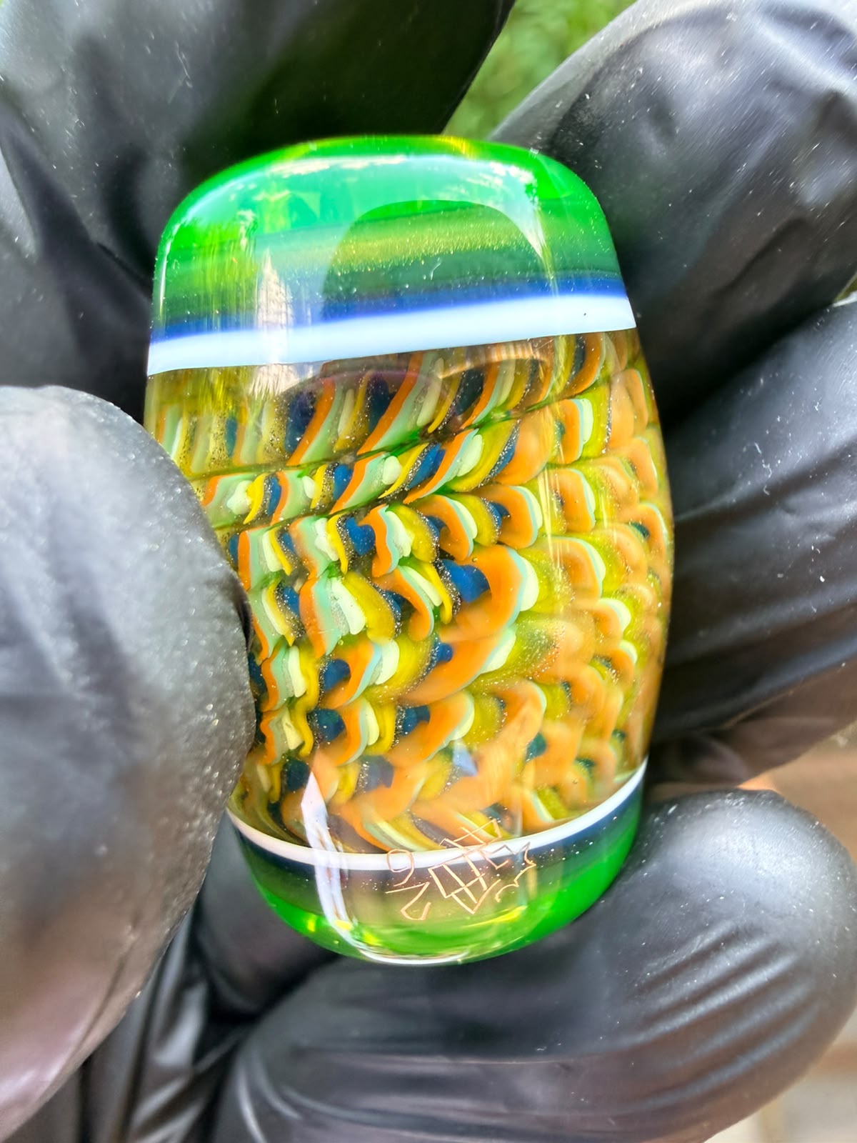 Conversion Glass – UV Reactive Pendant Bead