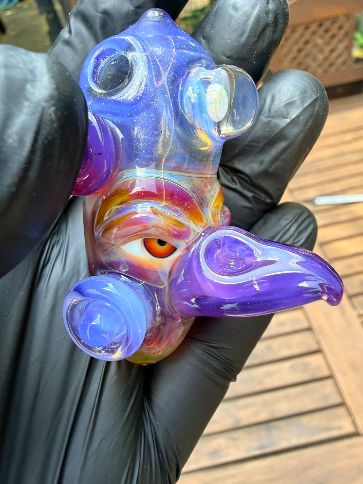 Creep Glass – Bird Totem Pendant (Albatross Edition)