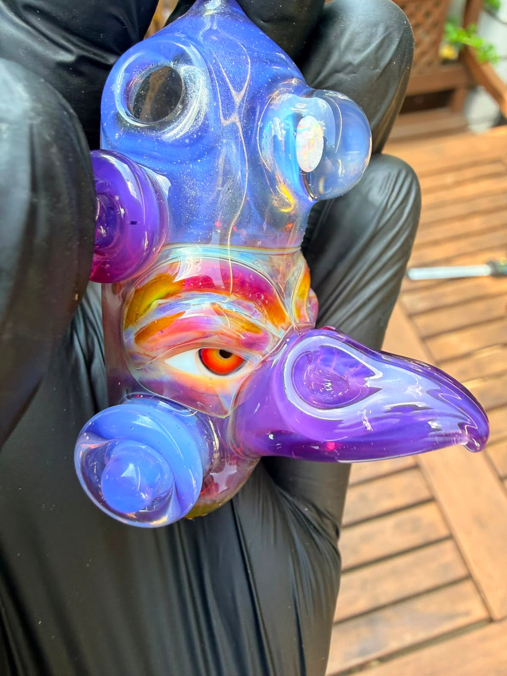 Creep Glass – Bird Totem Pendant (Albatross Edition)