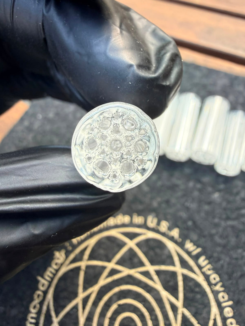 Sabai Glass – Multi Hole Filter Tip (Clear)