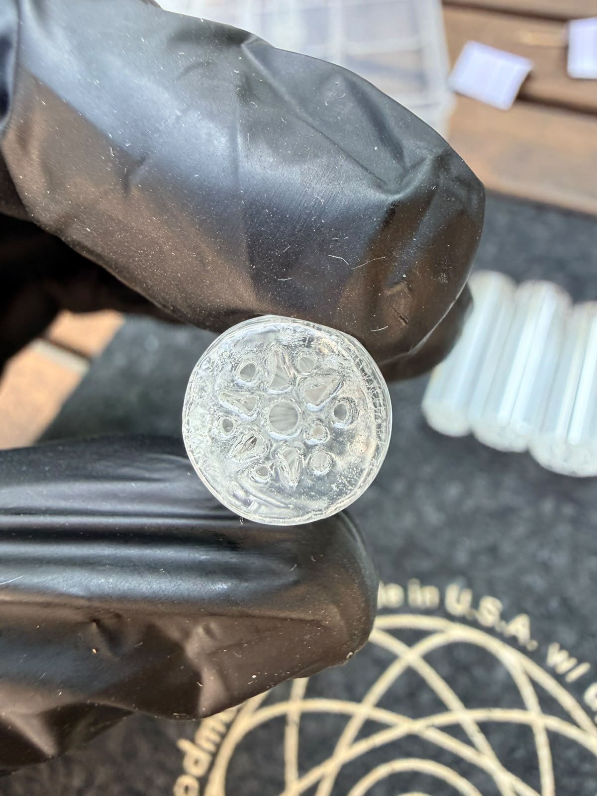 Sabai Glass – Multi Hole Filter Tip (Clear)