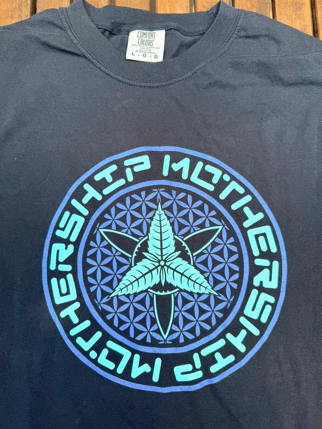 Mothership – Mandala Logo T-Shirt Black (Größe L)