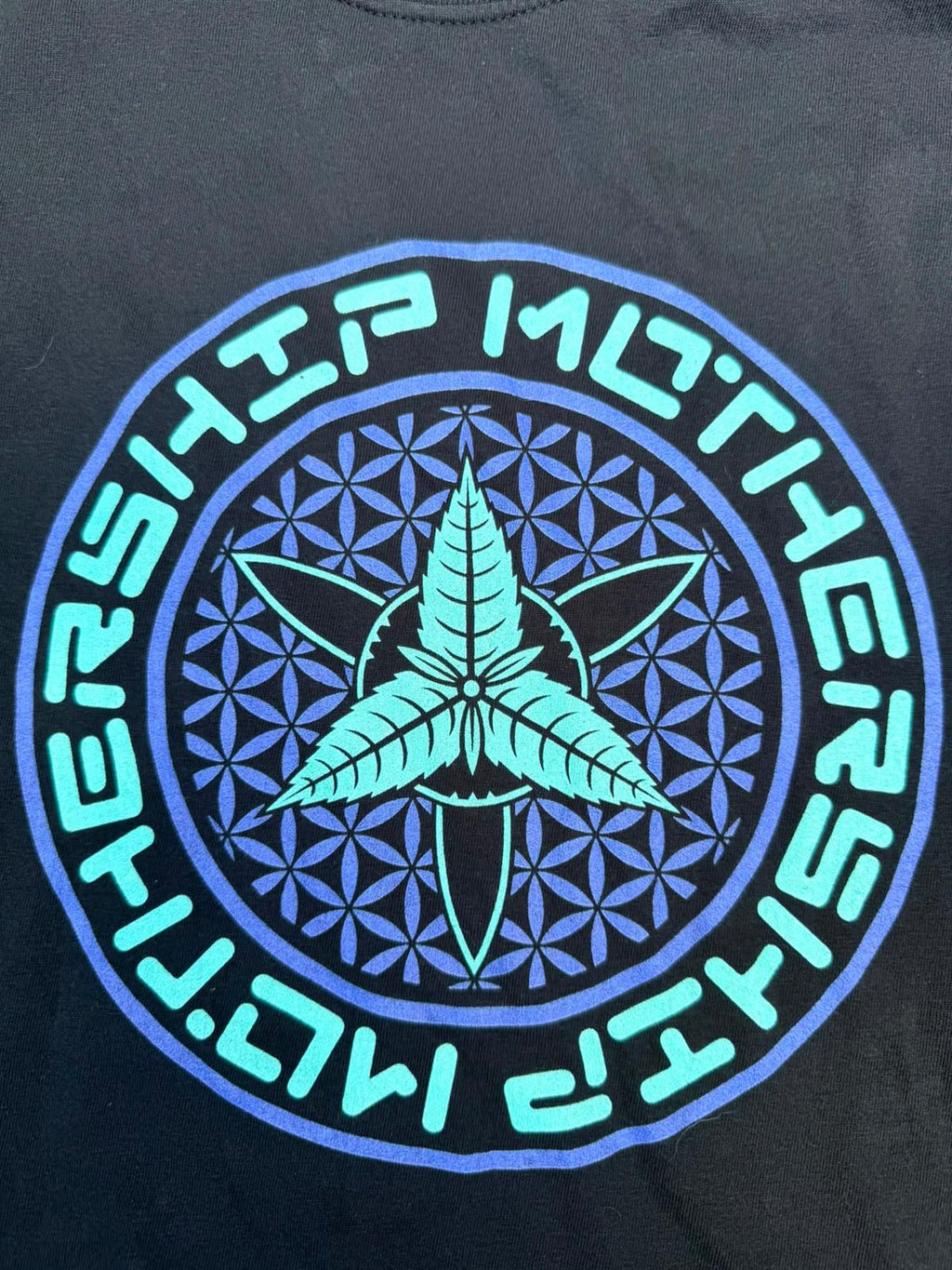 Mothership – Mandala Logo T-Shirt Black (Größe L)