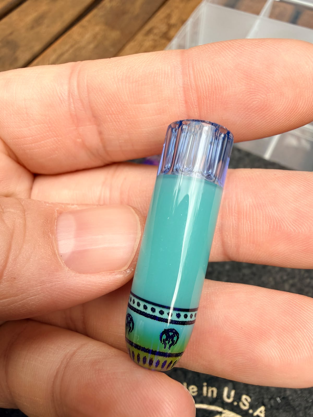 Mothership Filter Tip – Aqua / Blue – Multihole
