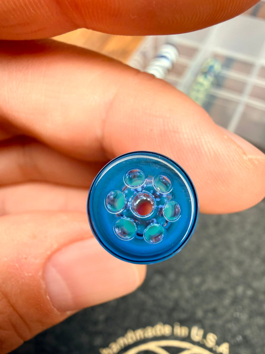 Mothership Filter Tip – Aqua / Blue – Multihole