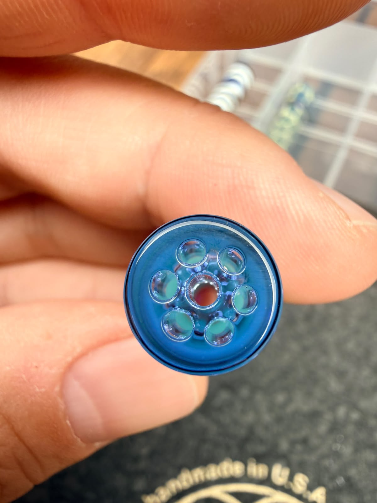 Mothership Filter Tip – Aqua / Blue – Multihole