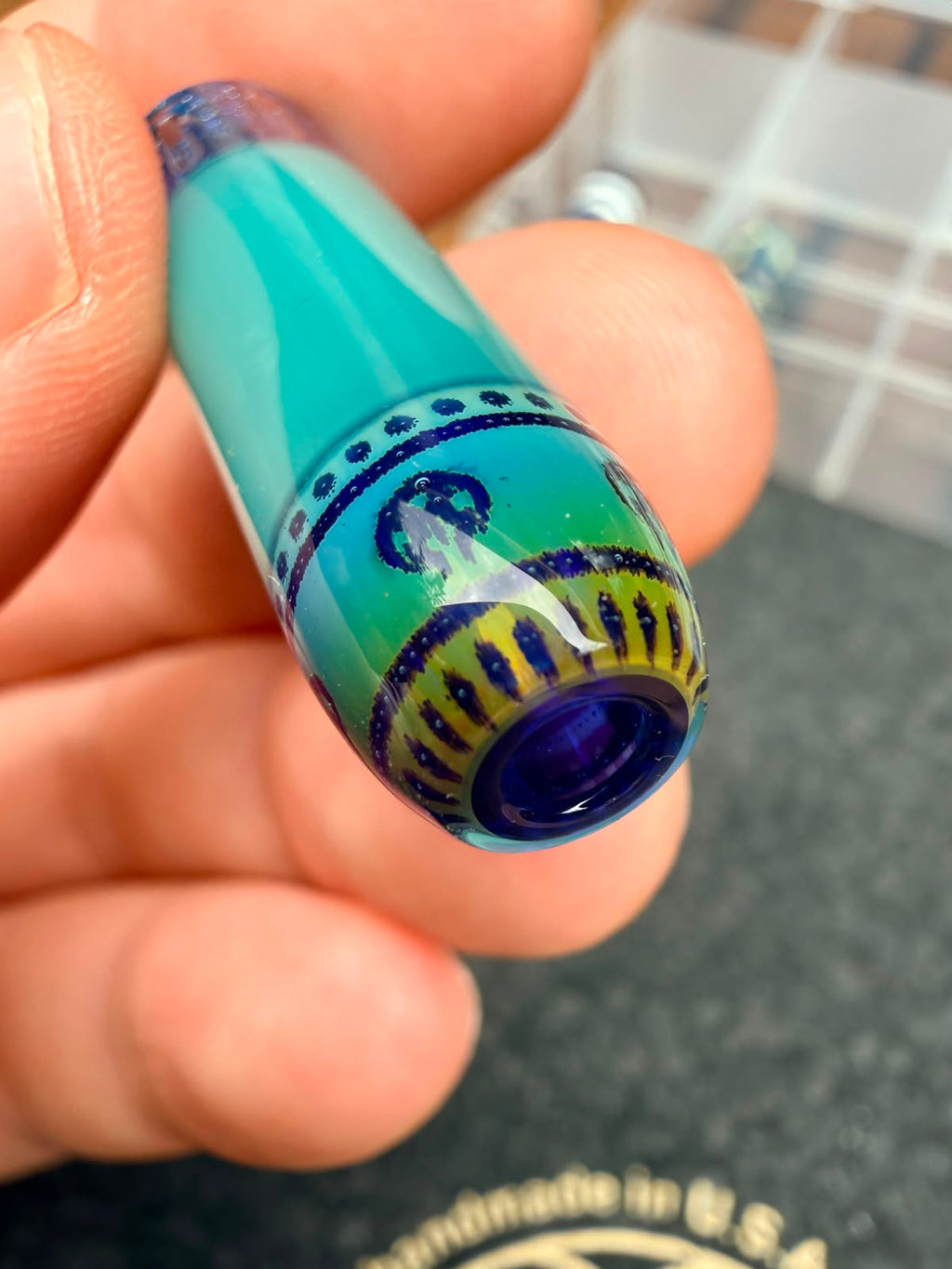 Mothership Filter Tip – Aqua / Blue – Multihole