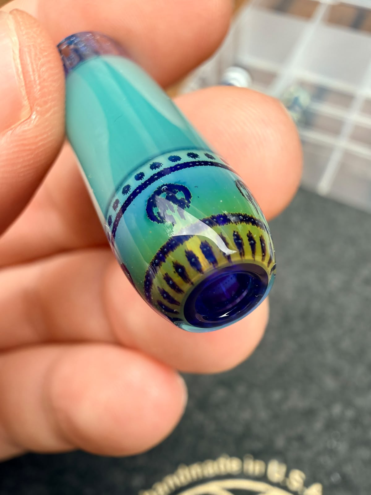 Mothership Filter Tip – Aqua / Blue – Multihole