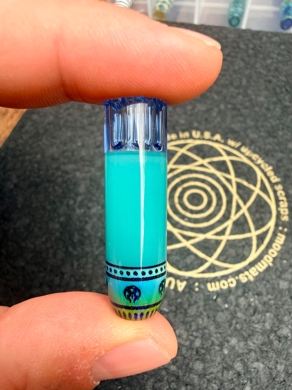 Mothership Filter Tip – Aqua / Blue – Multihole