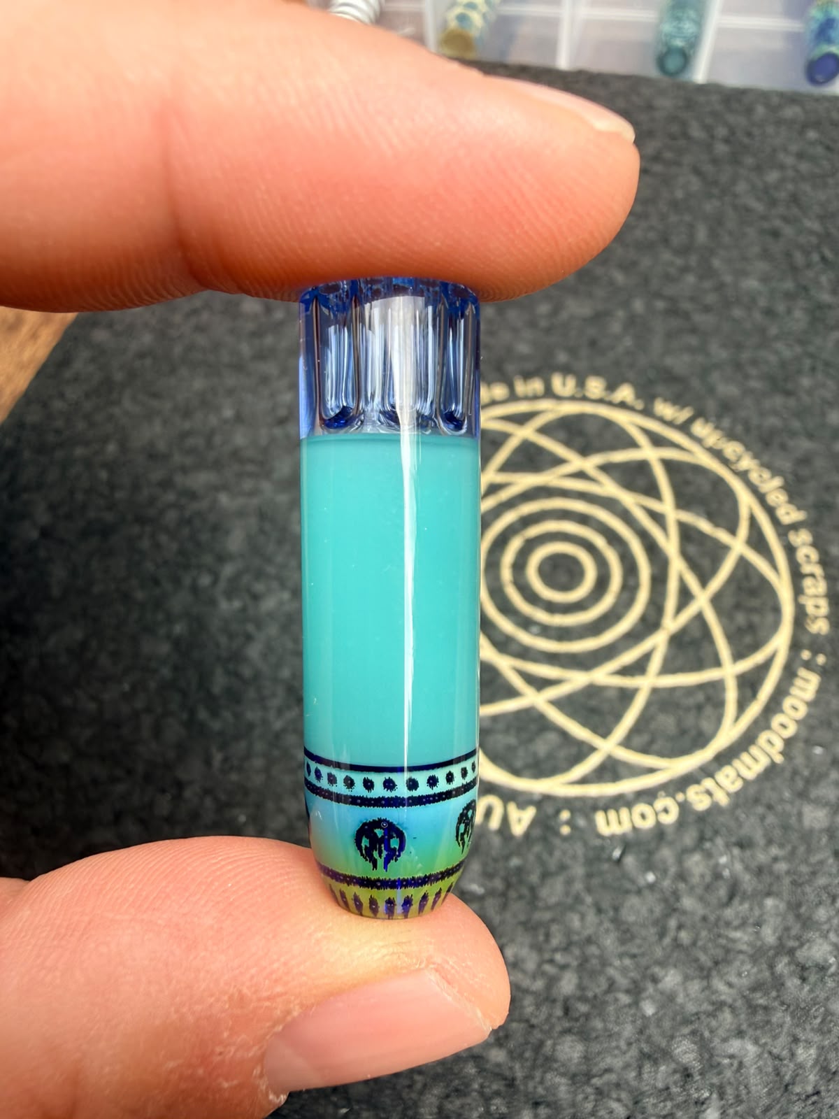 Mothership Filter Tip – Aqua / Blue – Multihole