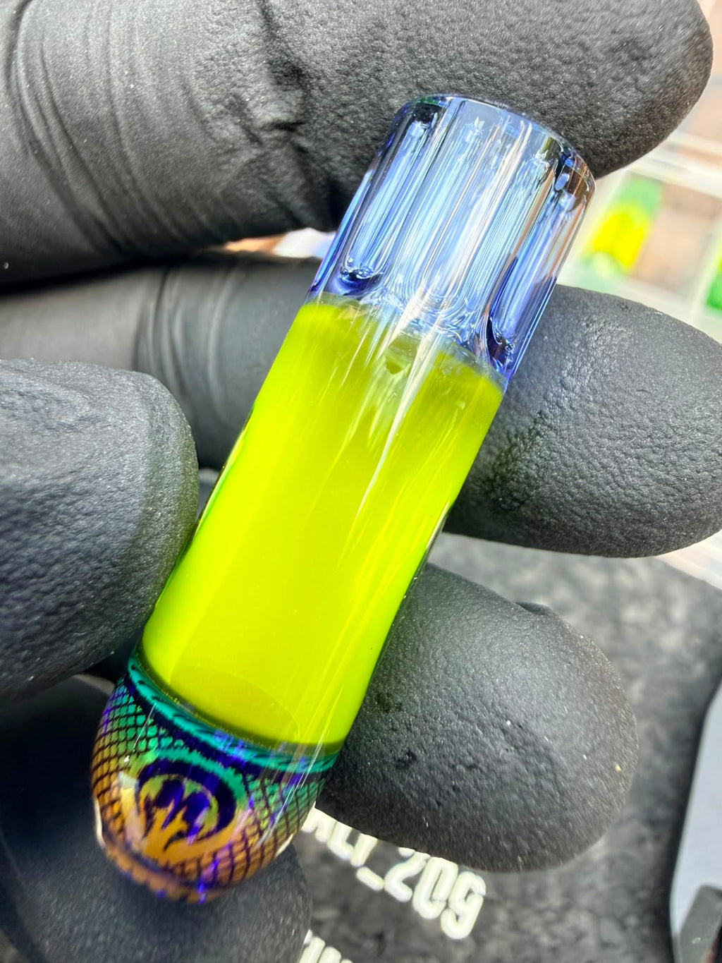 Mothership Multi-Hole Art Tip – Neon Yellow Fade