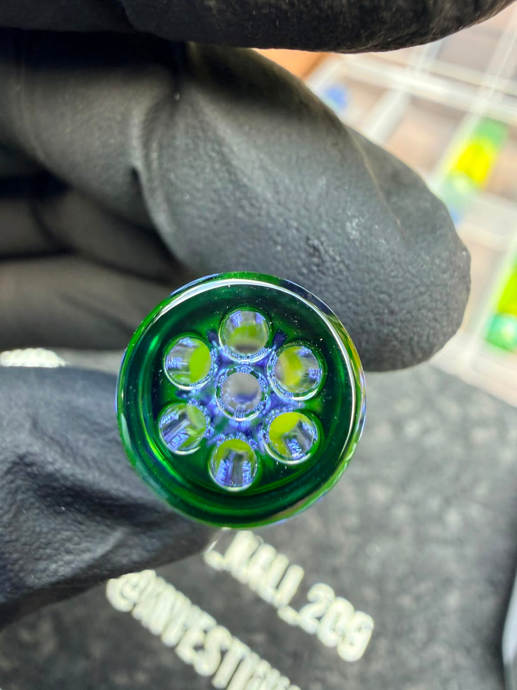 Mothership Multi-Hole Art Tip – Neon Yellow Fade