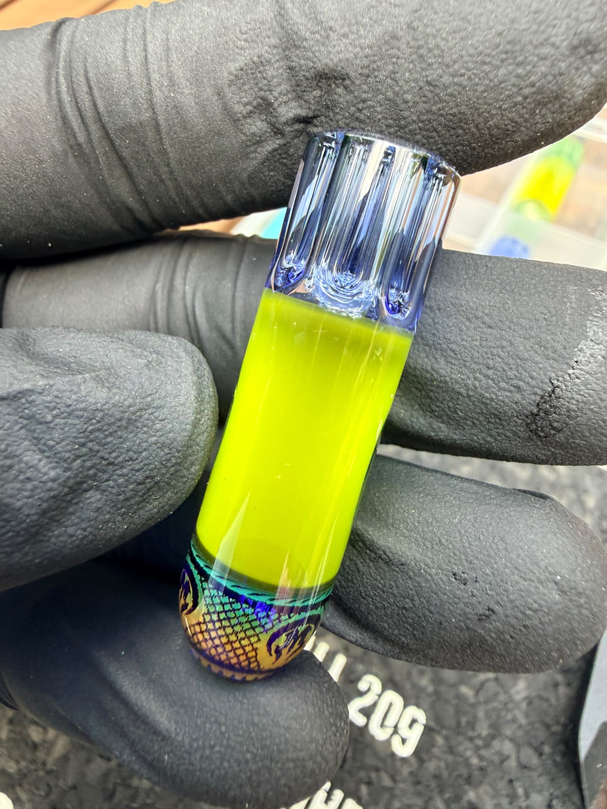 Mothership Multi-Hole Art Tip – Neon Yellow Fade