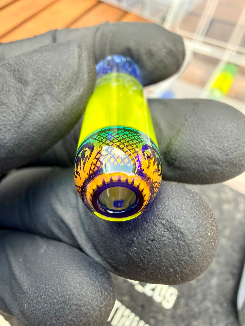 Mothership Multi-Hole Art Tip – Neon Yellow Fade